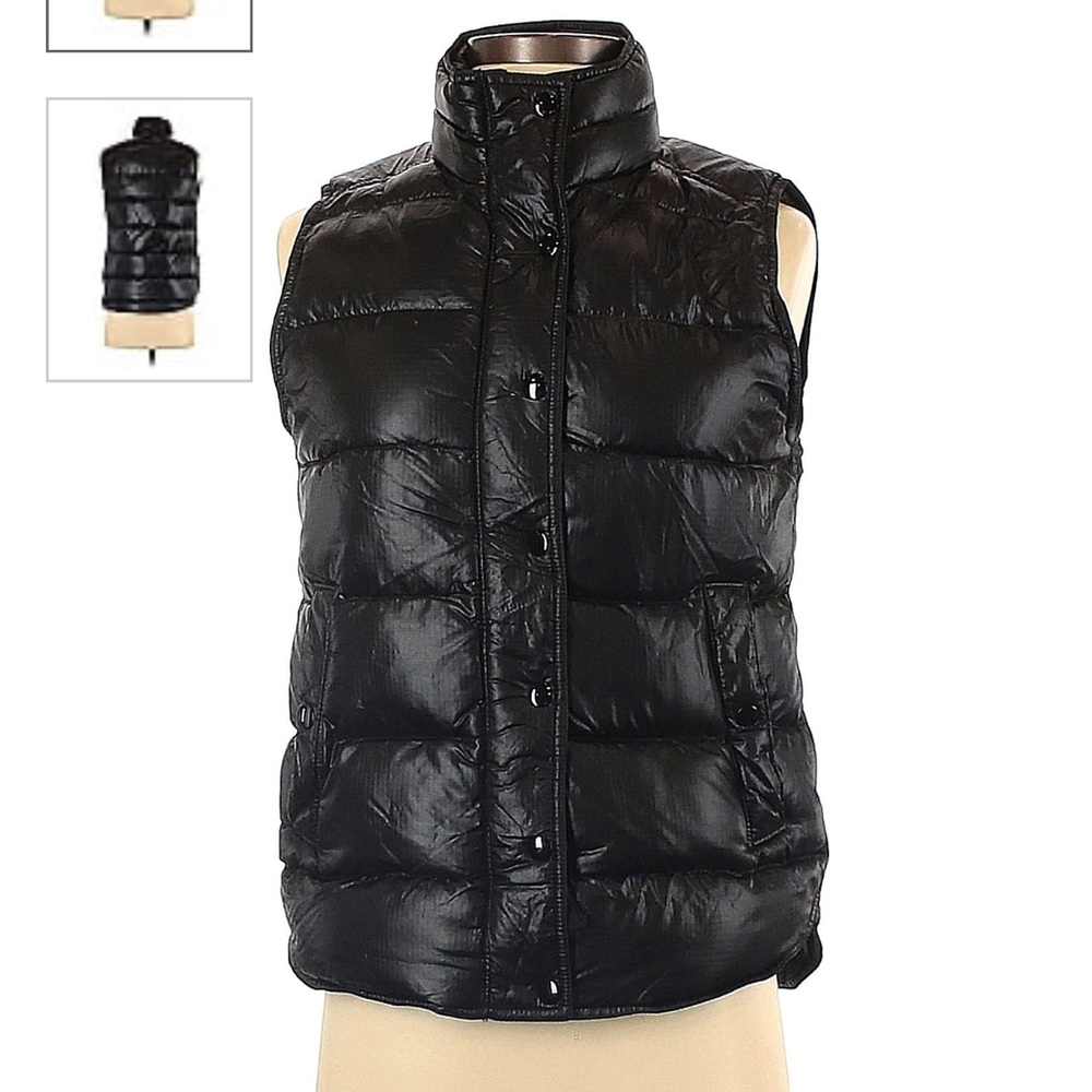 J. Crew black puffer vest
